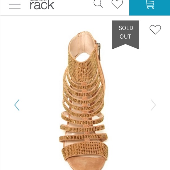 Vince Camuto nude and gold heels size 8.5 - Picture 7 of 12